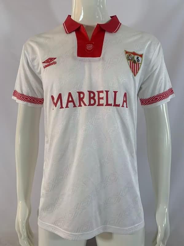 AAA(Thailand) Sevilla 1994/96 Home Retro Soccer Jersey