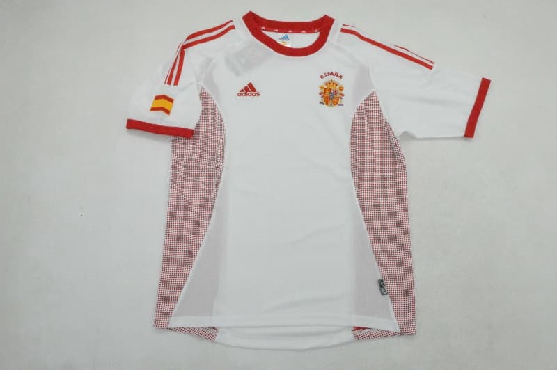 AAA(Thailand) Spain 2002 Away Retro Soccer Jersey