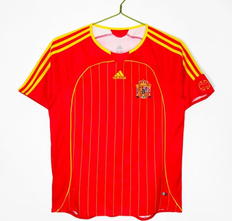 AAA(Thailand) Spain 2006 Home Retro Soccer Jersey