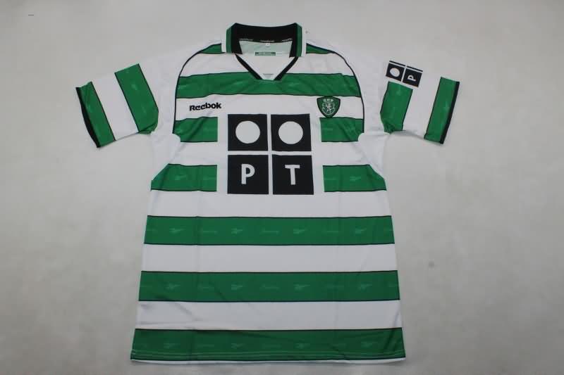 AAA(Thailand) Sporting Lisbon 2001/02 Home Retro Soccer Jersey