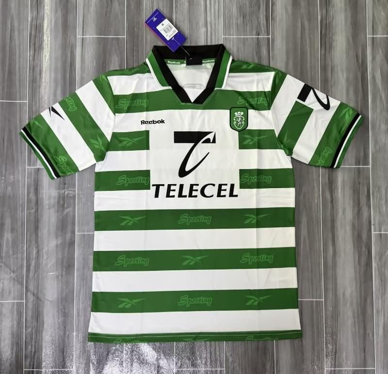 AAA(Thailand) Sporting Lisbon 1999/00 Home Retro Soccer Jersey