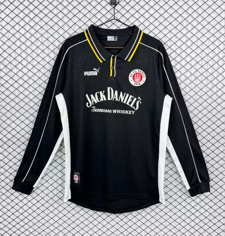 AAA(Thailand) St Pauli 1999/00 Away Retro Long Sleeve Soccer Jersey