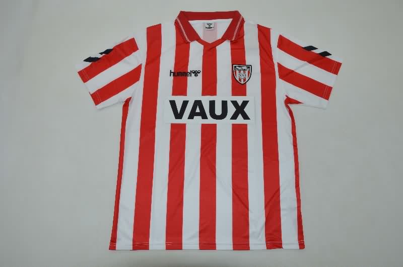 AAA(Thailand) Sunderland 1991/94 Home Retro Soccer Jersey