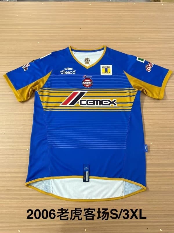 AAA(Thailand) Tigres UANL 2006 Away Retro Soccer Jersey