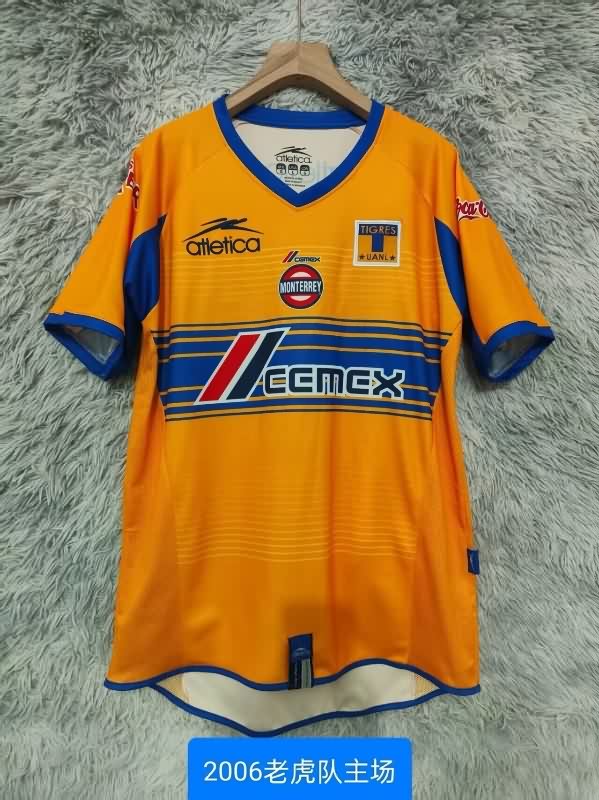 AAA(Thailand) Tigres UANL 2006 Home Retro Soccer Jersey