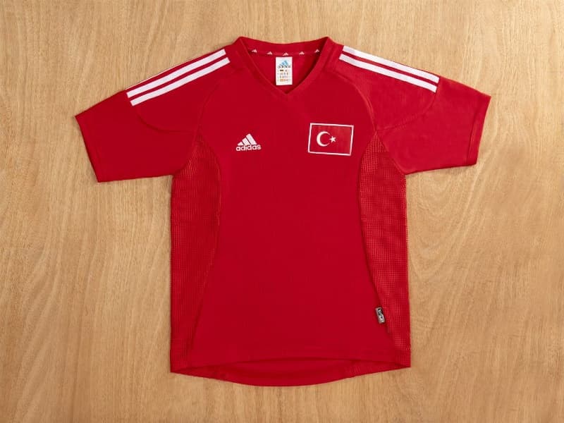 AAA(Thailand) Turkey 2002 Home Retro Soccer Jersey