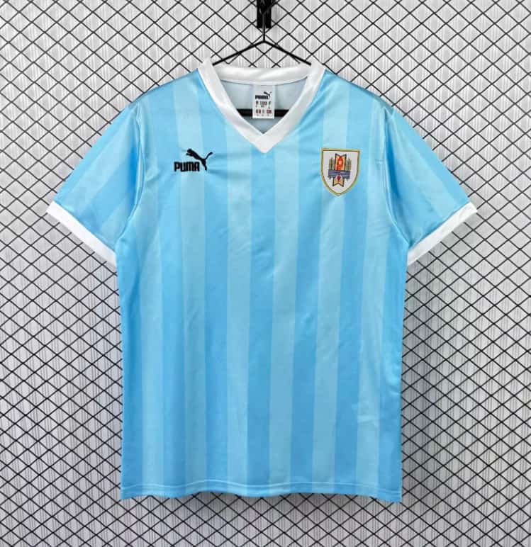 AAA(Thailand) Uruguay 1990 Home Retro Soccer Jersey