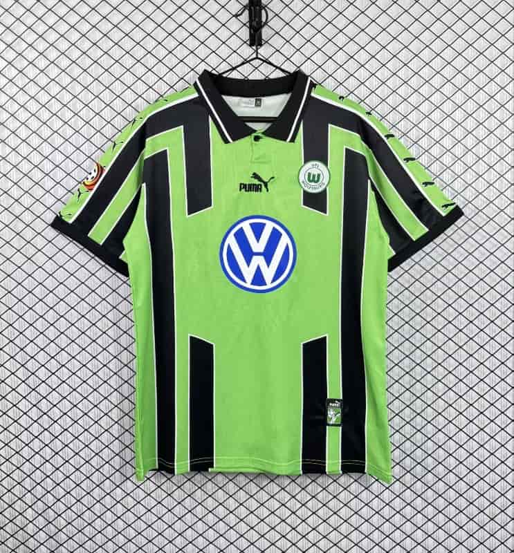 AAA(Thailand) Wolfsburg 1999/00 Away Retro Soccer Jersey