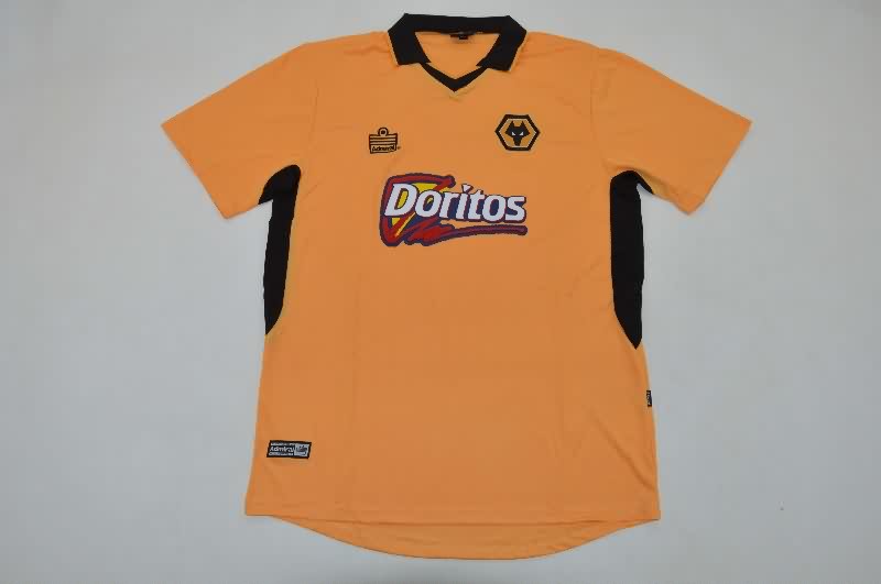 AAA(Thailand) Wolves 2002/04 Home Retro Soccer Jersey
