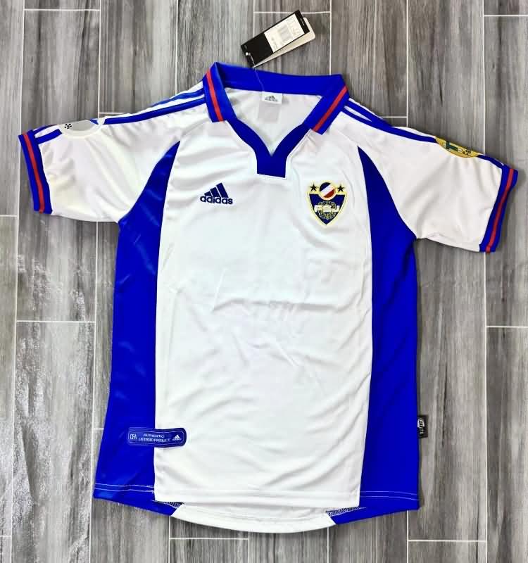 AAA(Thailand) Yugoslavia 2000 Away Retro Soccer Jersey