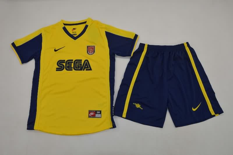 Arsenal 2000/01 Kids Away Soccer Jersey And Shorts