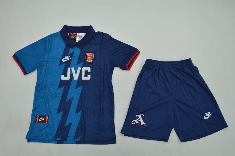 Arsenal 1995/96 Kids Away Soccer Jersey And Shorts