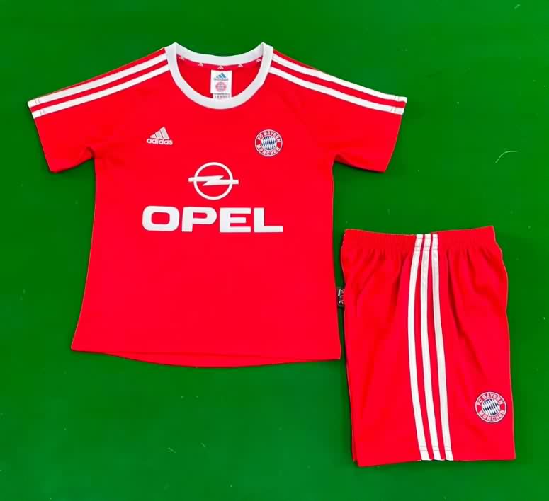 Bayern Munich 2001/02 Kids Home Soccer Jersey And Shorts Bayern Munich 2001/02 Kids Home Soccer Jersey And Shorts