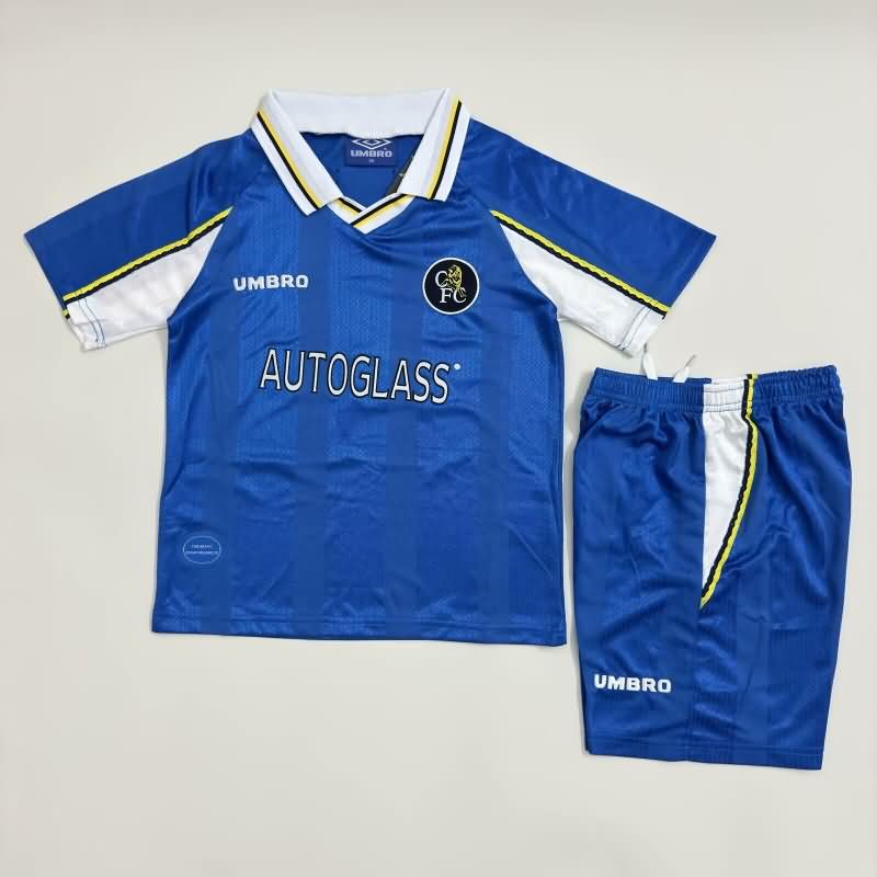 Chelsea 1997/99 Kids Home Soccer Jersey And Shorts