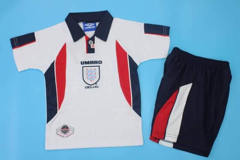 England 1998 Kids Home Jersey And Shorts