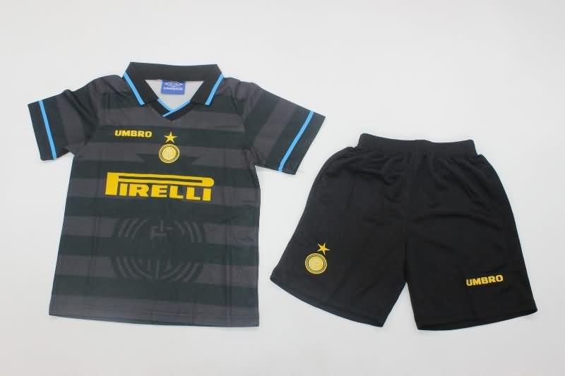 Inter Milan 1997/98 Kids Third Soccer Jersey And Shorts