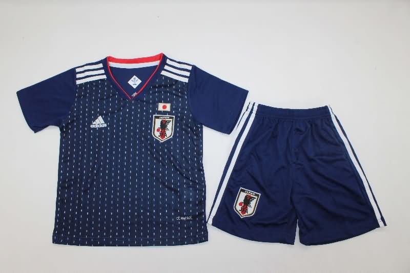 Japan 2018 Kids Home Soccer Jersey And Shorts