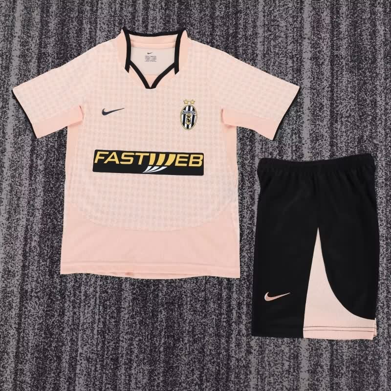 Juventus 2003/04 Kids Away Soccer Jersey And Shorts