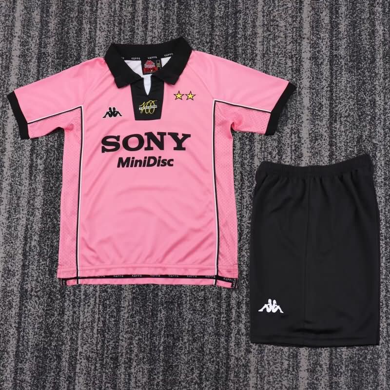 Juventus 1997/98 Kids Away Soccer Jersey And Shorts