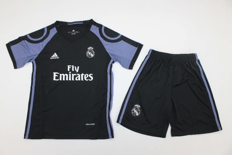 Real Madrid 2016/17 Kids Third Soccer Jersey And Shorts