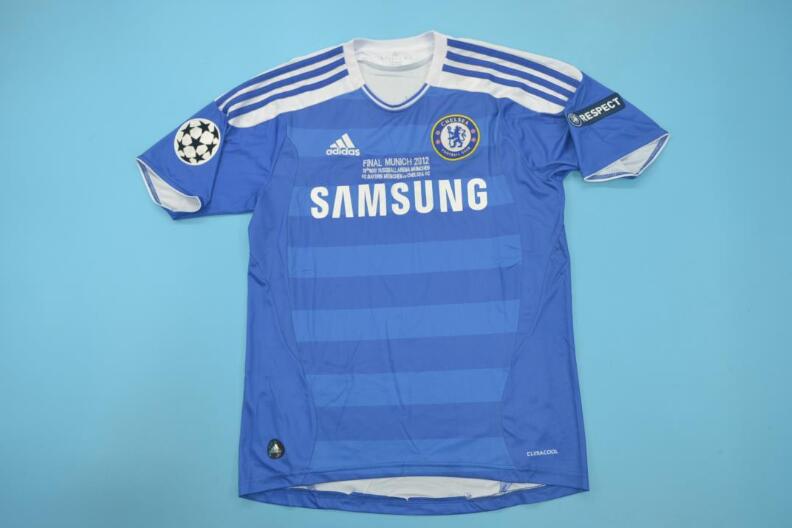 AAA(Thailand) Chelsea 11/12 Home UCL Final Retro Soccer Jersey