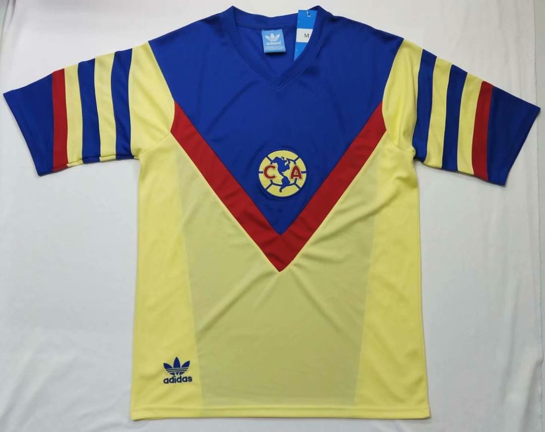 AAA(Thailand) Club America 81/82 Retro Home Soccer Jersey