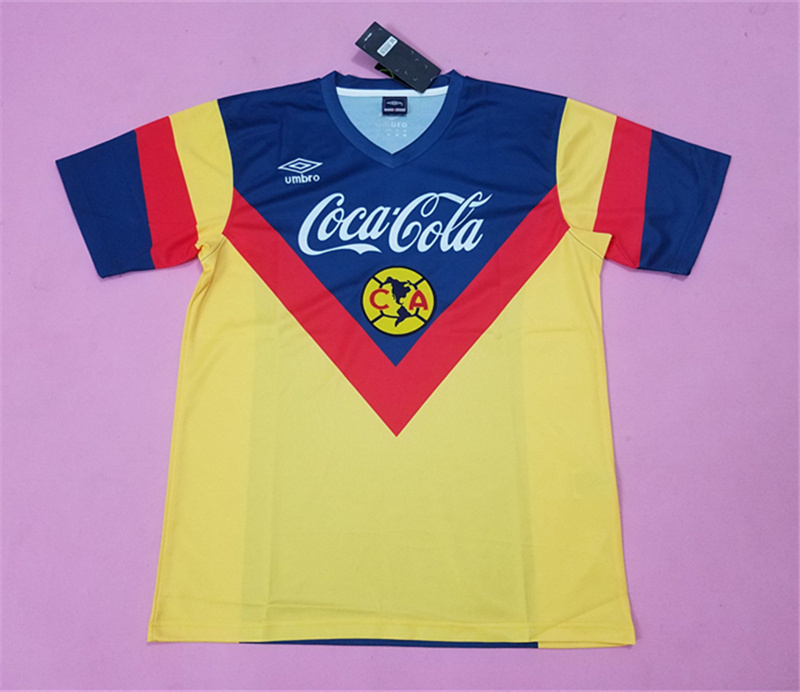 AAA(Thailand) Club America Retro Home Soccer Jersey