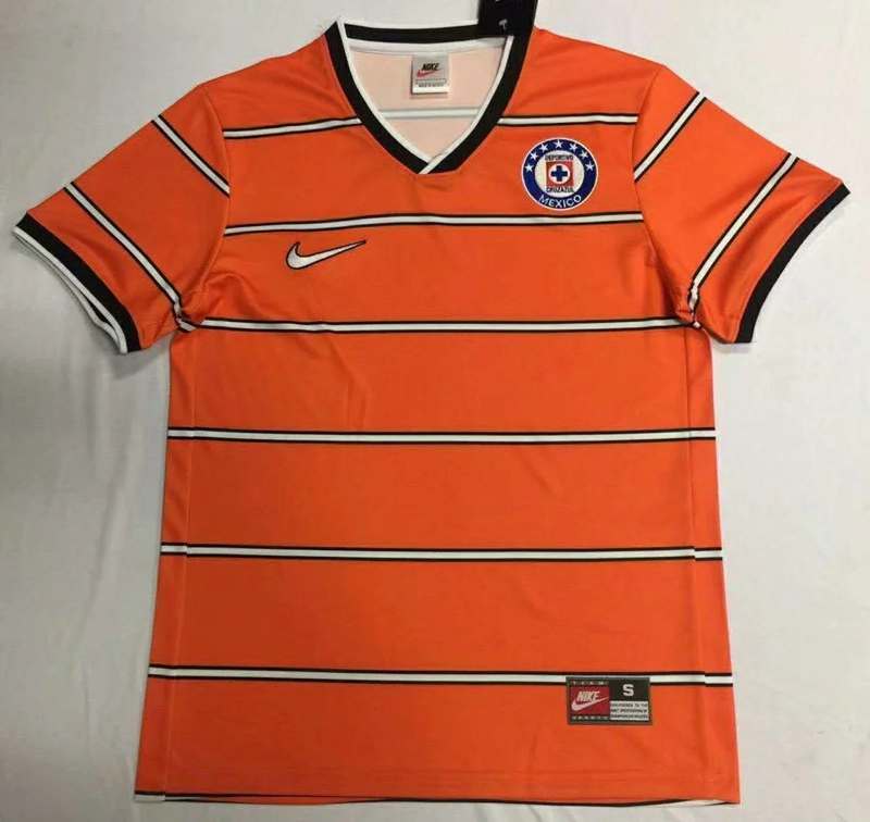 AAA(Thailand) Cruz Azul 1997 GK Orange Retro Soccer Jersey