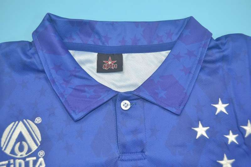 AAA(Thailand) Cruzeiro 1993/94 Retro Home Soccer Jersey