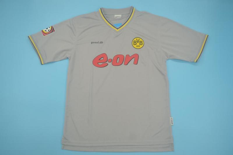 AAA(Thailand) Dortmund 2000/01 Away Retro Soccer Jersey