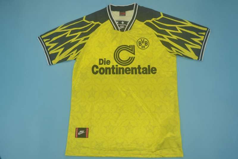 AAA(Thailand) Dortmund 94/95 Home Retro Soccer Jersey