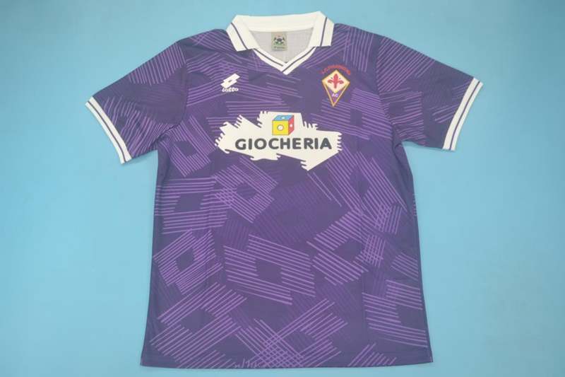 AAA(Thailand) Florentina 1991/92 Home Retro Soccer Jersey