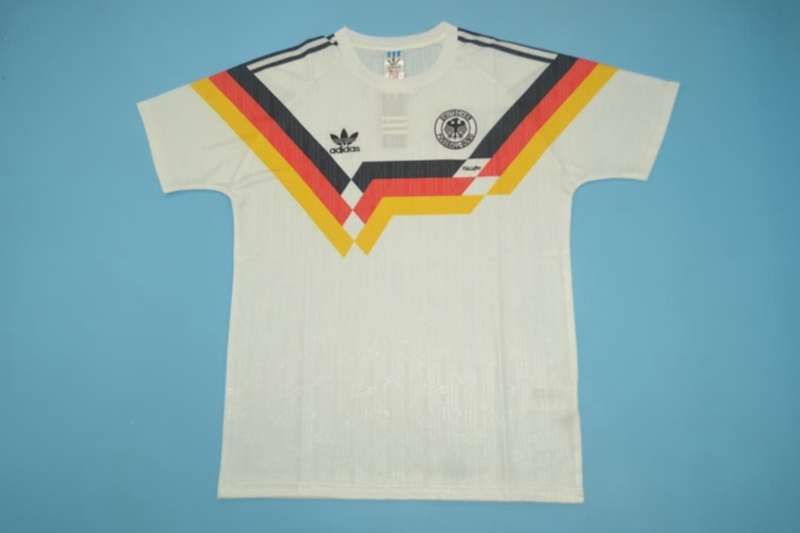 AAA(Thailand) Germany 1990 EURO Retro Home Soccer Jersey