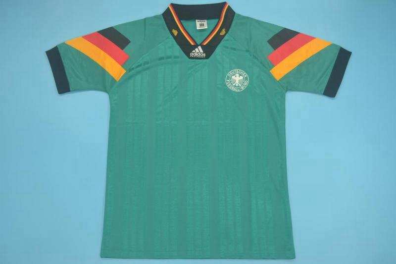 AAA(Thailand) Germany 1992 Retro Away Soccer Jersey