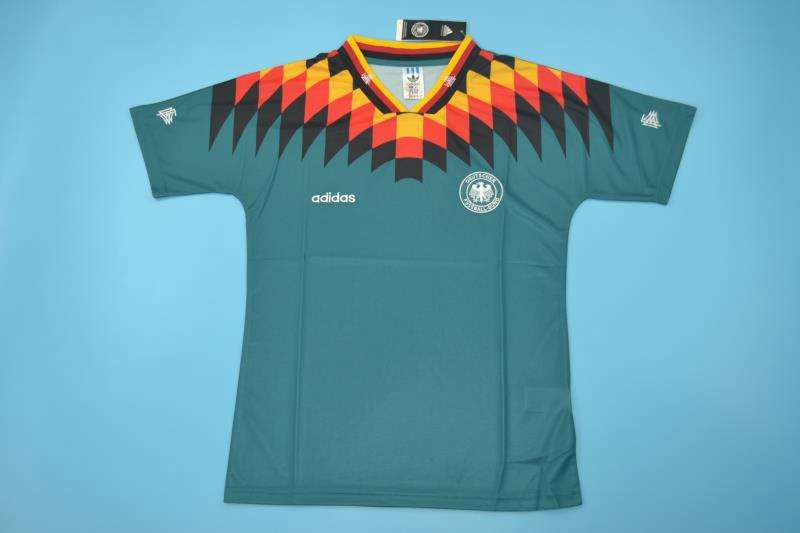 AAA(Thailand) Germany 1994 EURO Retro Away Soccer Jersey