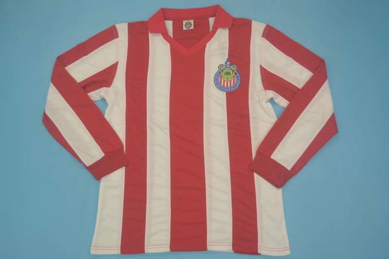 AAA(Thailand) Guadalajara 1960 Home Retro Long Soccer Jersey