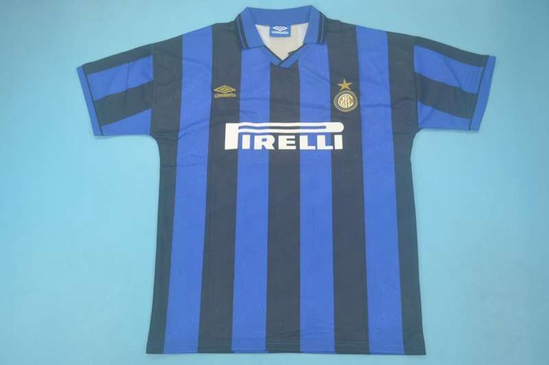 AAA(Thailand) Inter Milan 1995/96 Home Retro Soccer Jersey