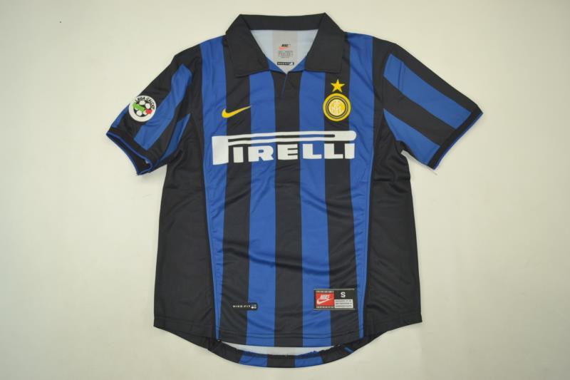 AAA(Thailand) Inter Milan 1998/99 Home Retro Soccer Jersey