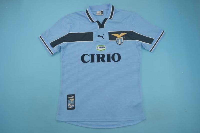 AAA(Thailand) Lazio 1999/2000 Home Retro Soccer Jersey