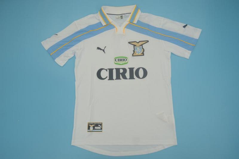 AAA(Thailand) Lazio 1999/2000 Away Retro Soccer Jersey