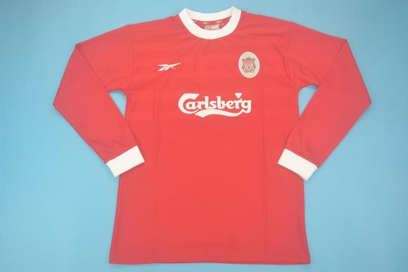 AAA(Thailand) Liverpool 1998/00 Home Retro Long Soccer Jersey