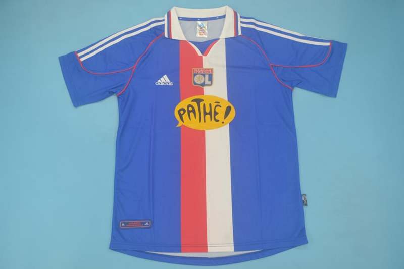 AAA(Thailand) Lyon 2000/01 Away Retro Soccer Jersey