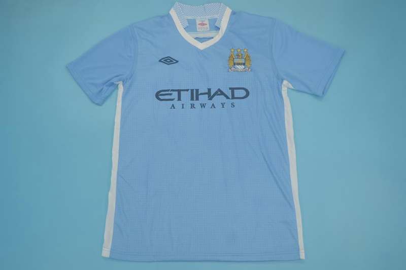 AAA(Thailand) Manchester City 11/12 Home Retro Soccer Jersey