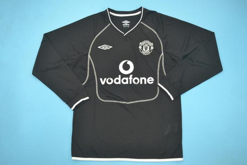 AAA(Thailand) Manchester United 00/02 GK LS Retro Soccer Jersey