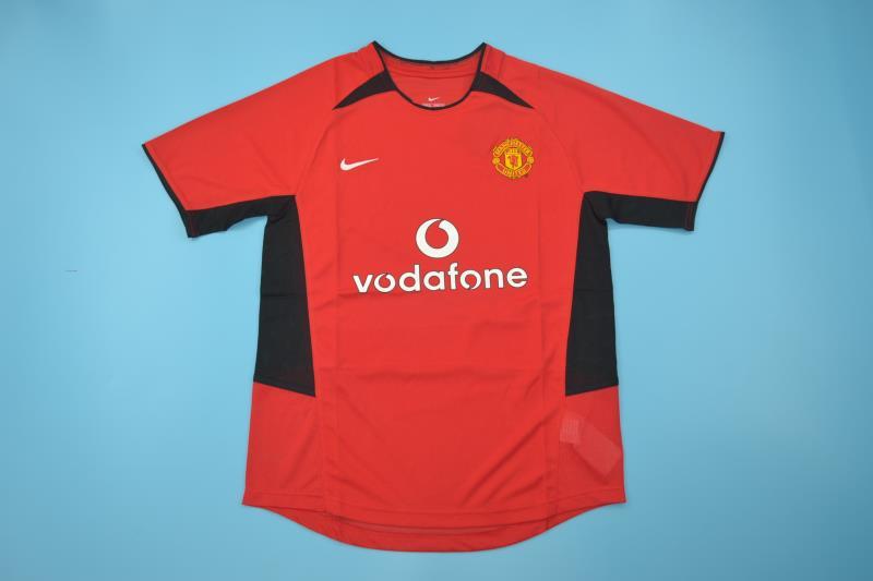 AAA(Thailand) Manchester United 02/03 Home Retro Soccer Jersey