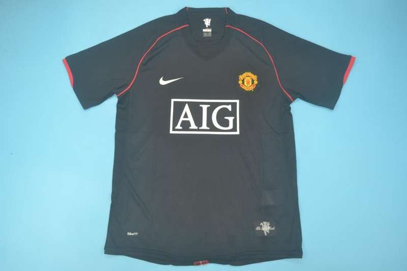 AAA(Thailand) Manchester United 07/08 Away Retro Soccer Jersey