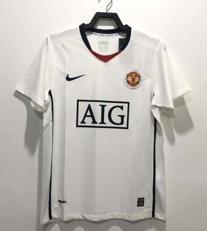 AAA(Thailand) Manchester United 08/09 Away Retro Soccer Jersey