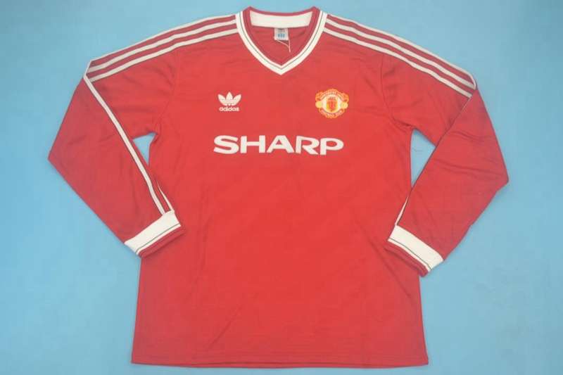 AAA(Thailand) Manchester United 1986/88 Home Retro Long Jersey