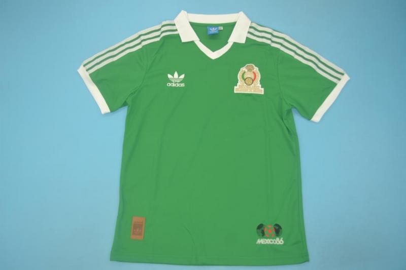 AAA(Thailand) Mexico 1986 Home Retro Soccer Jersey