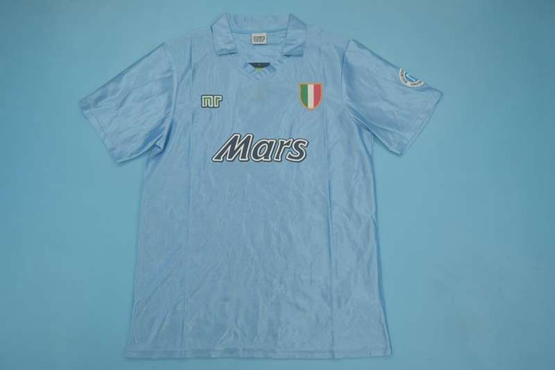 AAA(Thailand) Napoli 90/91 Retro Home Soccer Jersey